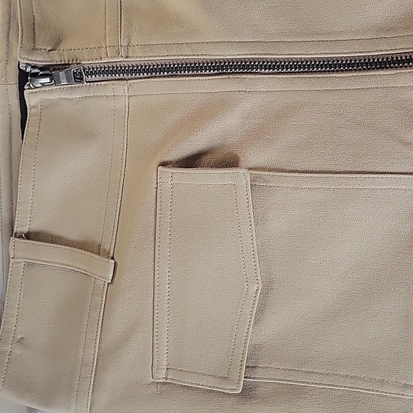 Elegantissimo Firenze Women's Beige Front Zipper Down Skirt, Size: P - Picture 2 of 9